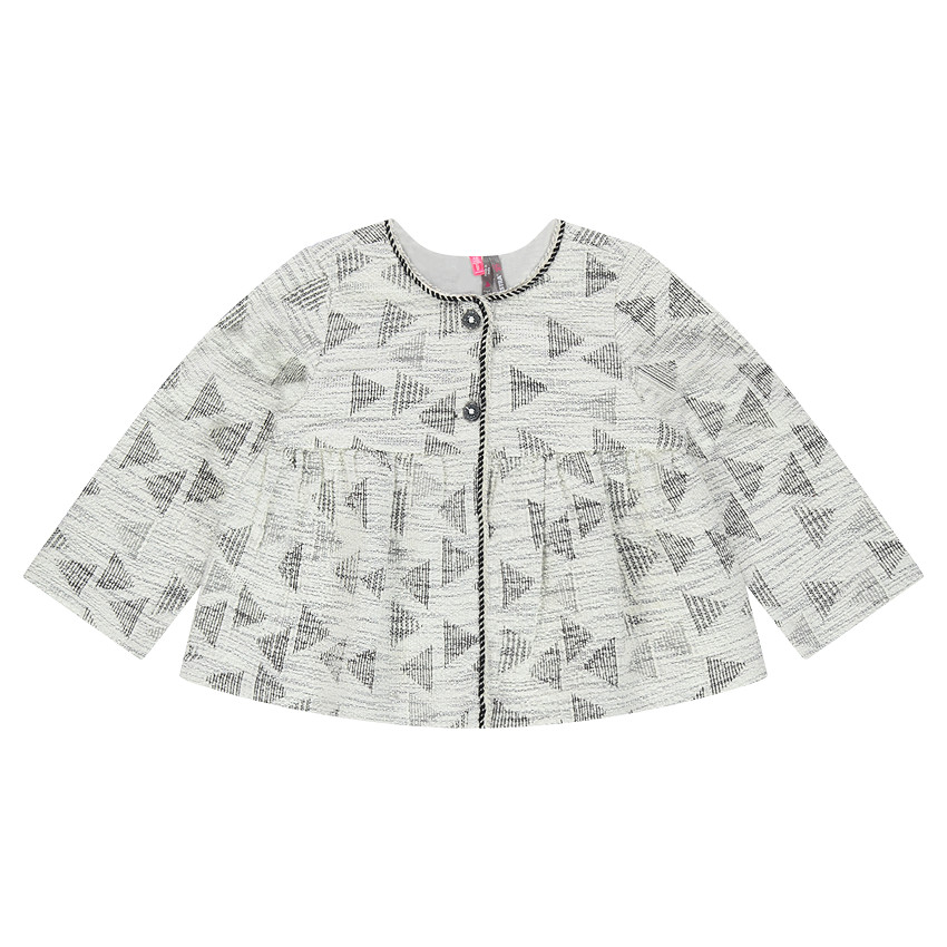 Ζακάρ ζακέτα με εμπριμέ γεωμετρικό σχέδιο 