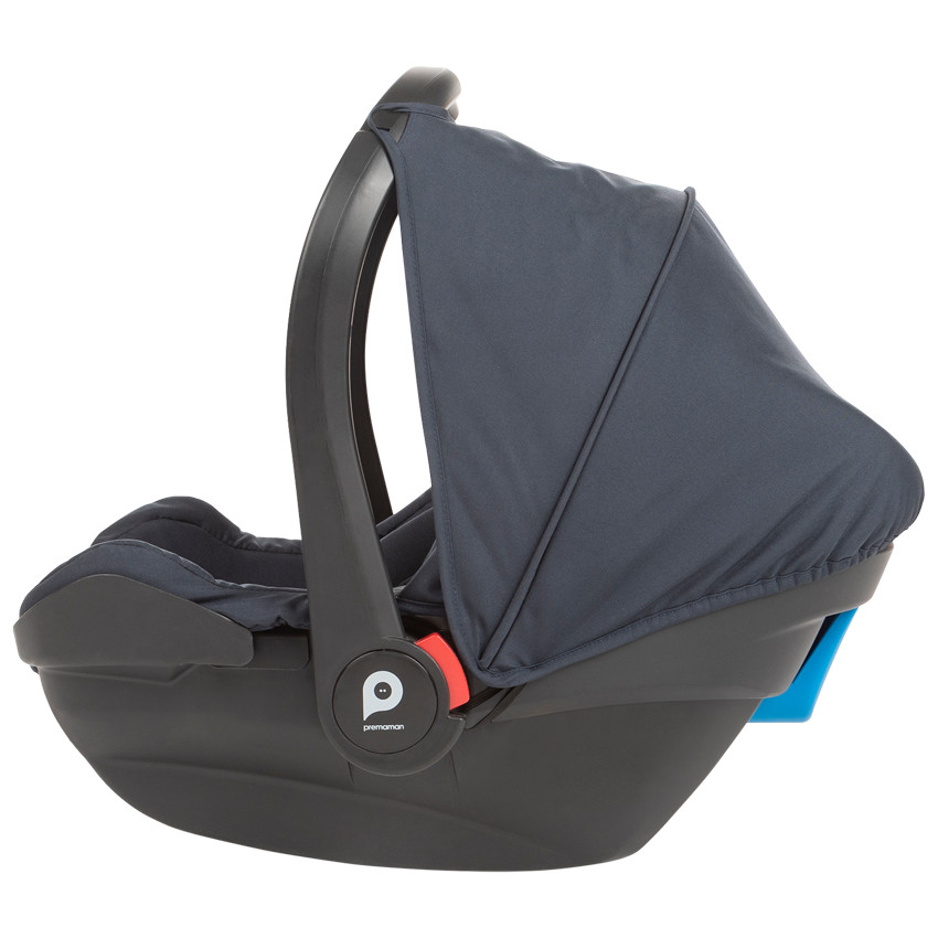 Καρότσι trio Tessa μπλέ 