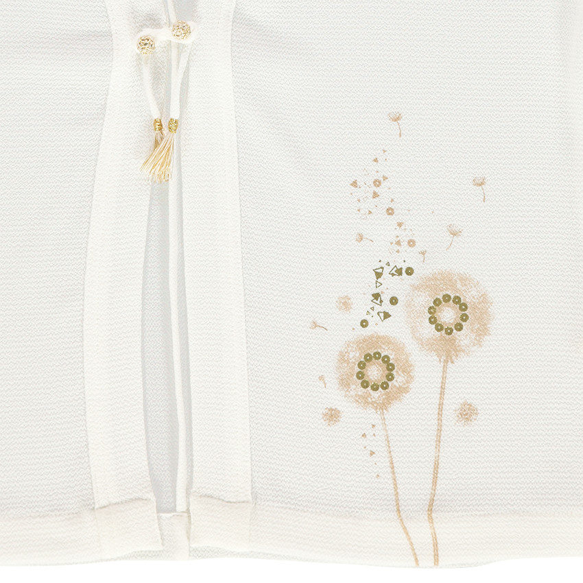 Παιδικά - Ελαφριά ζακέτα κιμονό με κοντά μανίκια και τύπωμα 