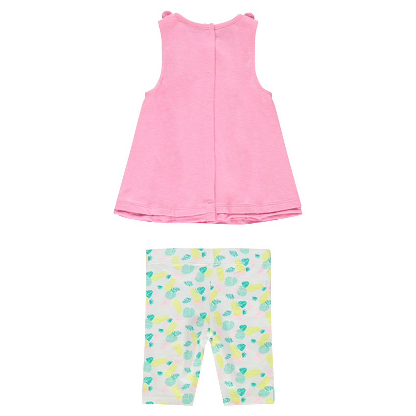 Σύνολο αμάνικη τουνίκ και εμπριμέ κολάν 