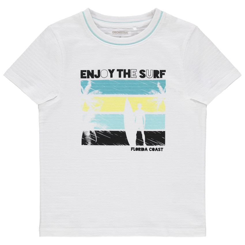 Βαμβακερό κοντομάνικο μπλουζάκι με φοίνικα 