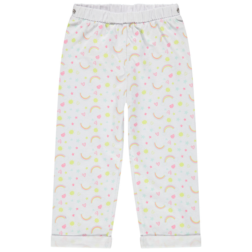 Ζέρσεϊ πιτζάμα με στάμπα μονόκερο και ουράνια τόξα 