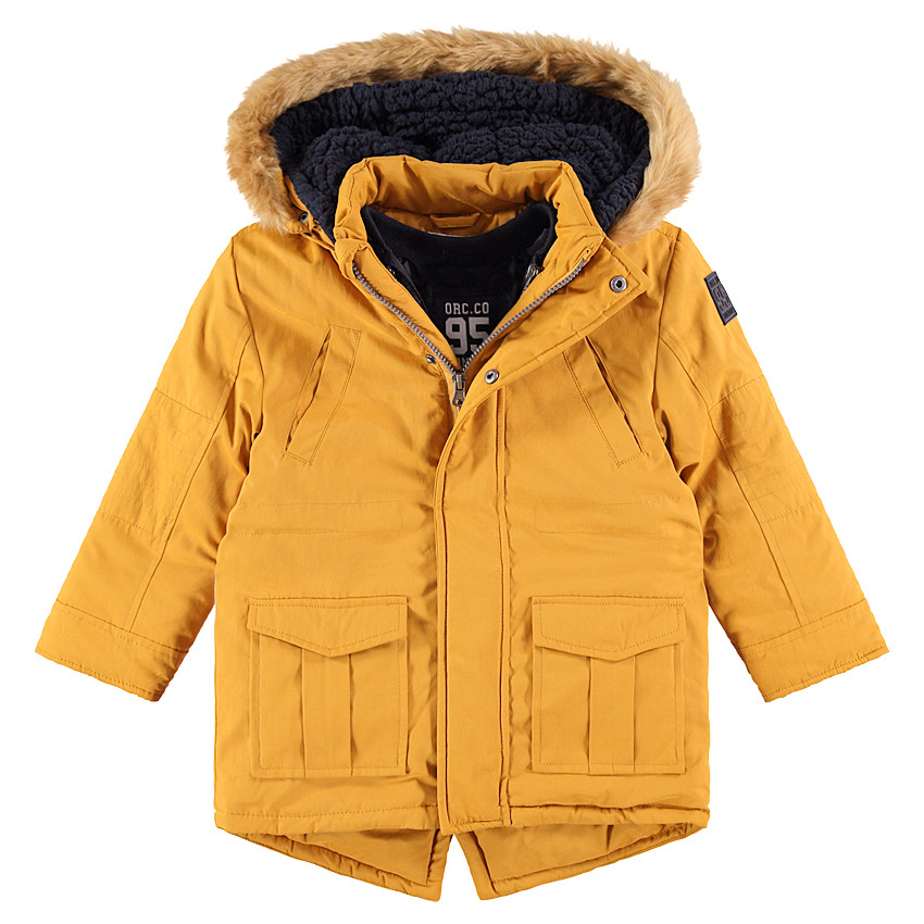 Παρκά 2 σε 1 με εσωτερικό αφαιρούμενο ενσωματωμένο μπουφάν 