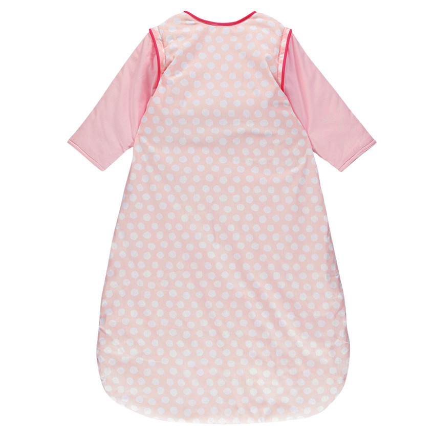 Turbulette à manches amovibles en popeline de coton imprimée fantaisie 