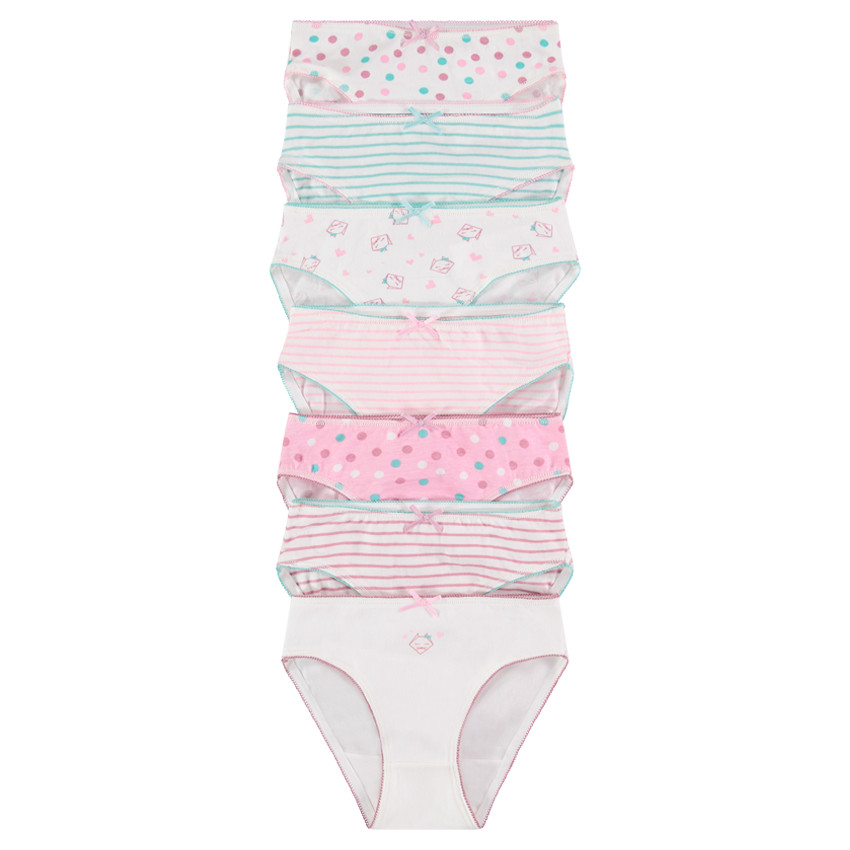 Σετ με 7 ασορτί βαμβακερά βρακάκια 