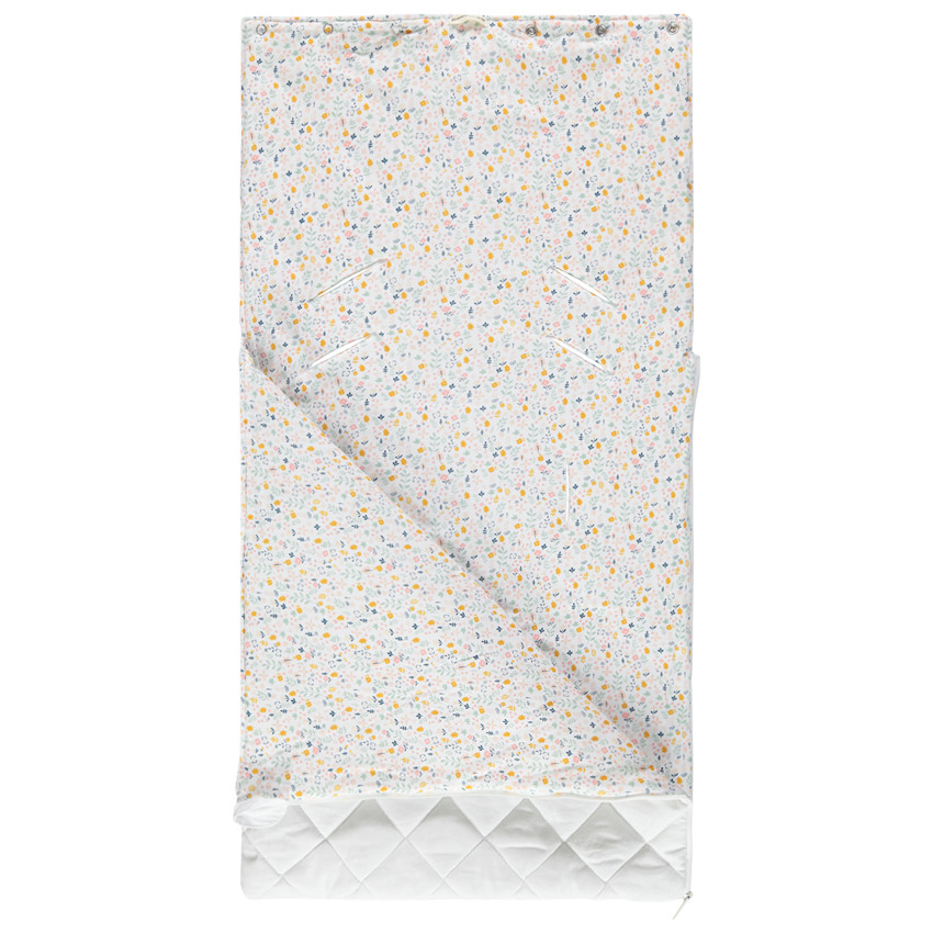 Υπνόσακος νεογέννητου με τυπωμένη αλεπού και εμπριμέ επένδυση 