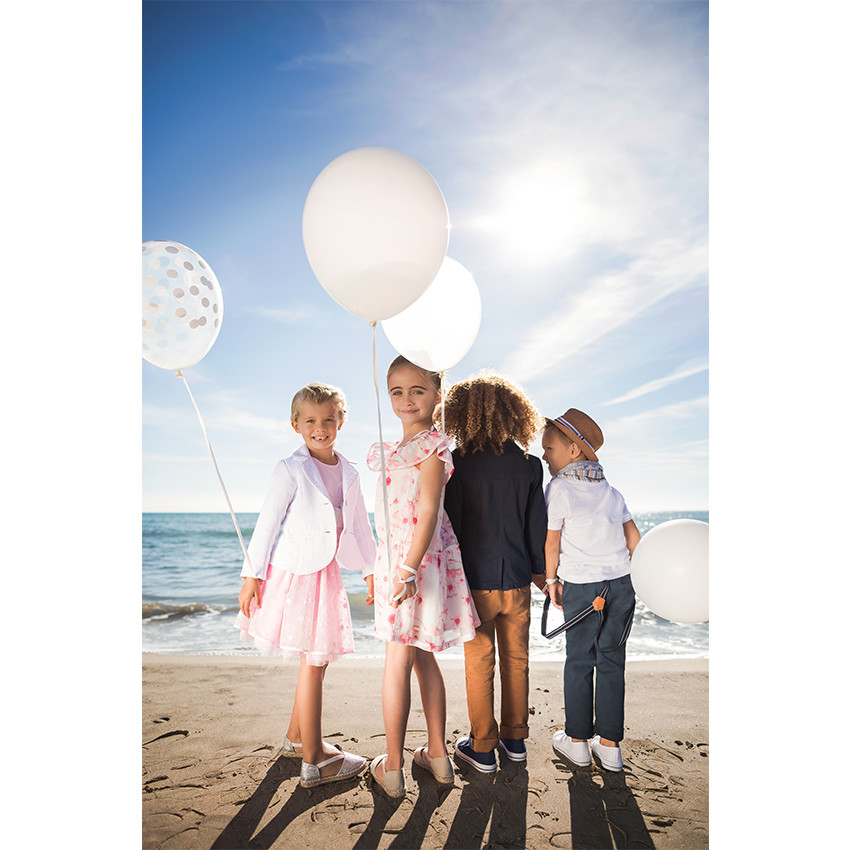 Παντελόνι από τουίλ ύφασμα με ελαστικές αφαιρούμενες τιράντες 