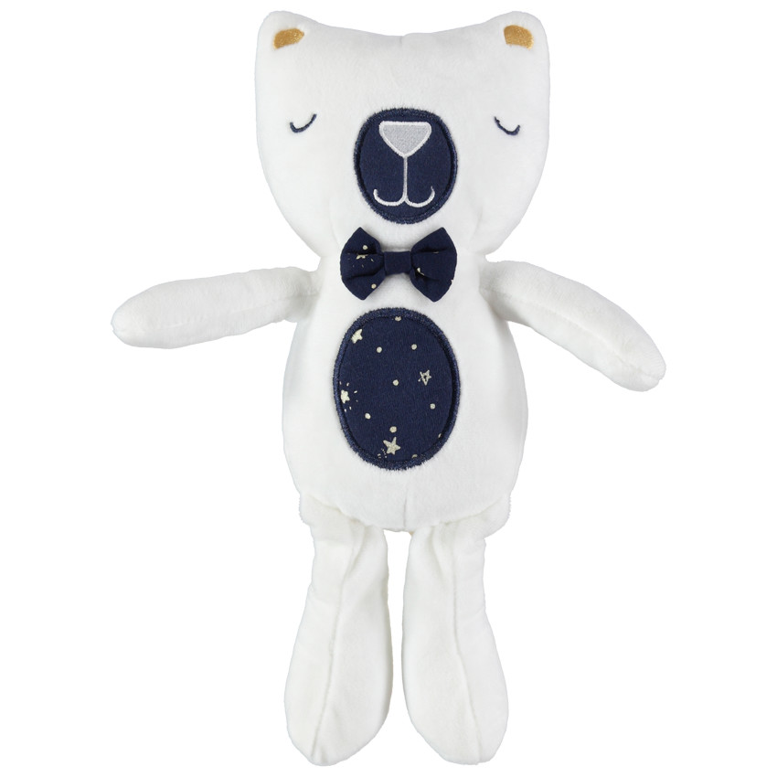 Λούτρινο αρκουδάκι με παπιγιόν 