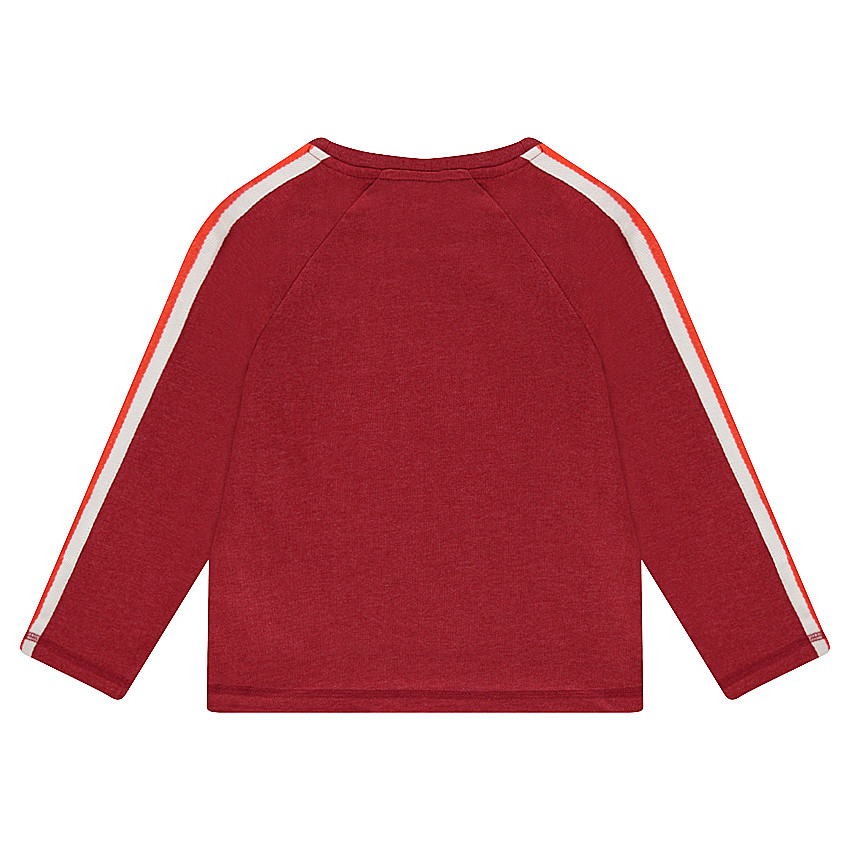 Μακρυμάνικη μπλούζα από ζέρσεϊ με σήματα και τυπωμένη τίγρη 