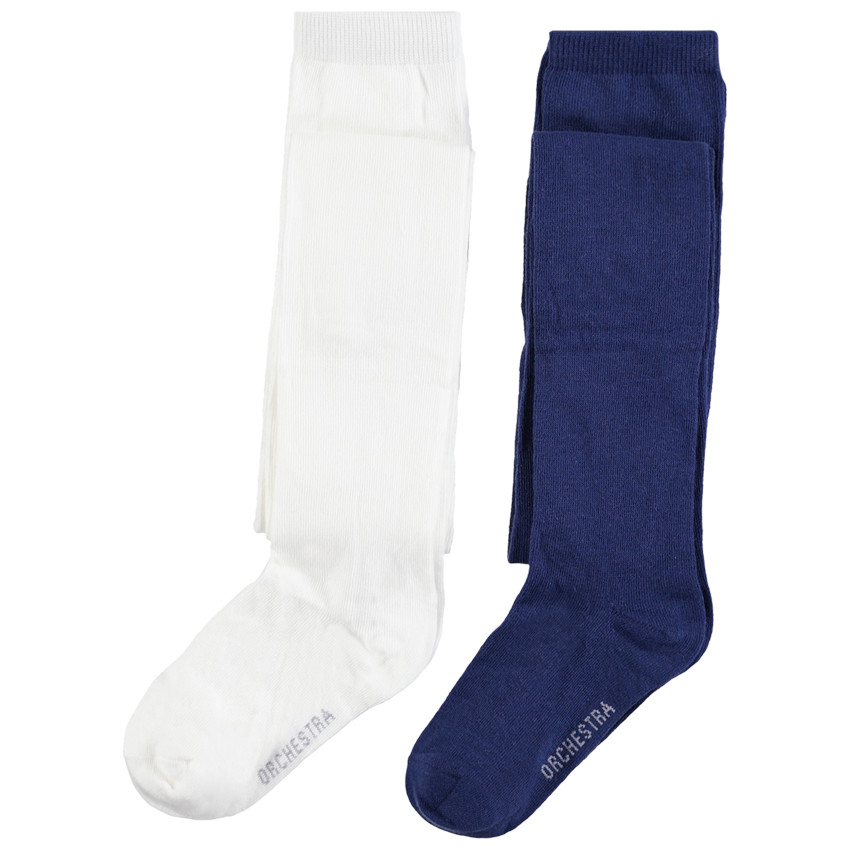 Σετ 2 μονόχρωμα χοντρά καλσόν 