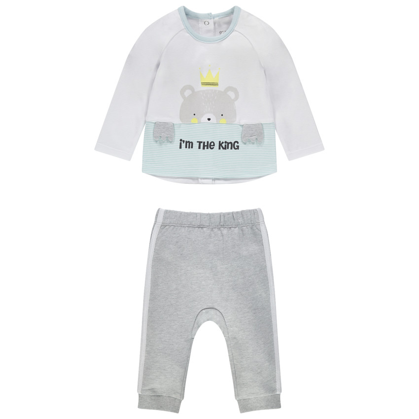 Σύνολο με παντελόνι και μακρυμάνικη μπλούζα 