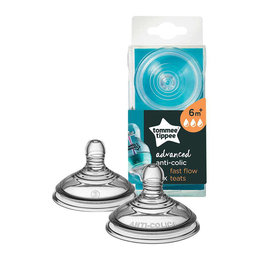  Θηλές σιλικόνης Advanced Anti-Colic - μεγάλης ροής 6m+  