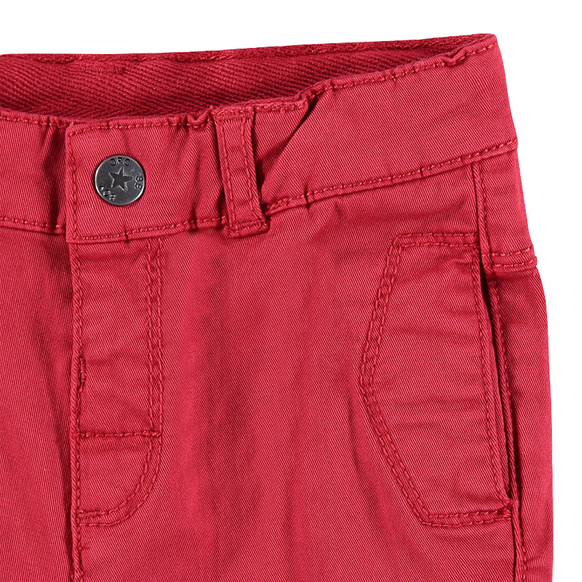 Μονόχρωμο παντελόνι από τουίλ σε νηματοβαφή 