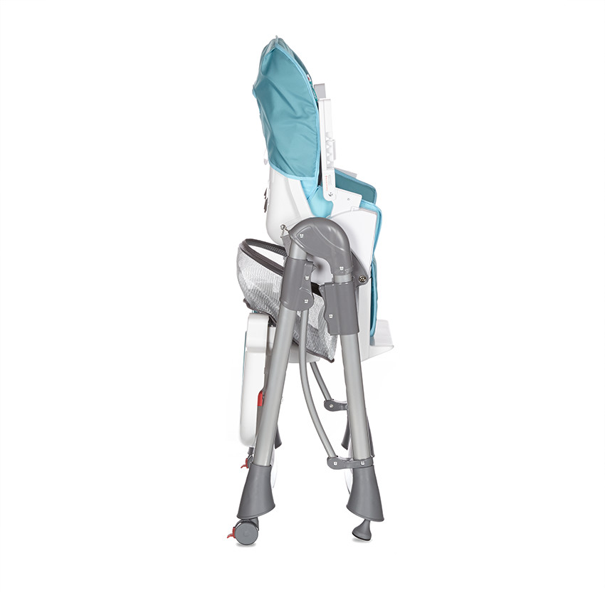 Καρέκλα φαγητού metal τυρκουάζ 