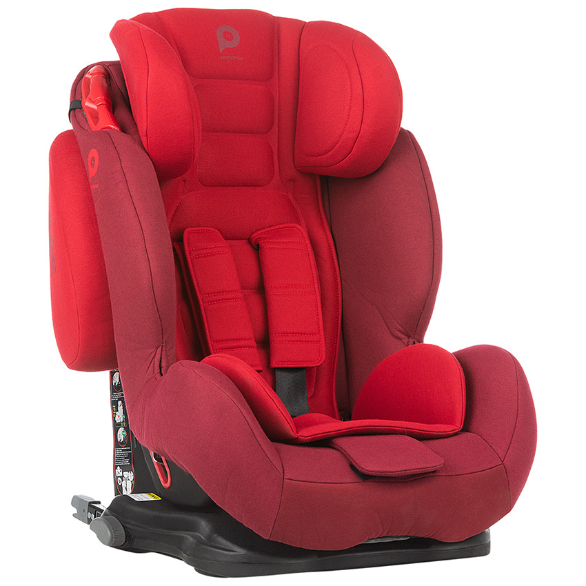 Siège-auto isofix Pepper groupe 1/2/3 - Rouge 