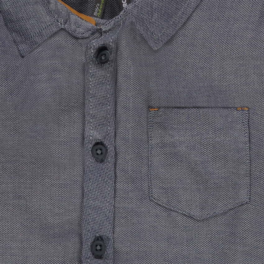 Bαμβακερό πουκάμισο με τσέπη 