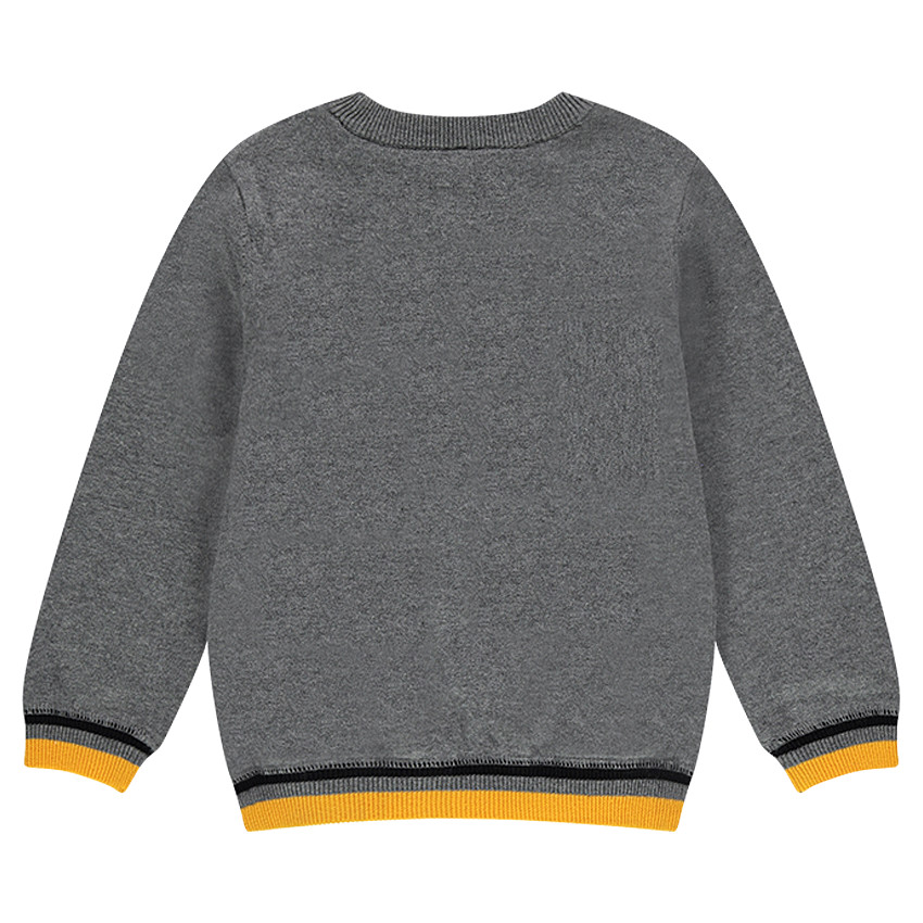 Λεπτό πλεκτό με ζακάρ μοτίβο 