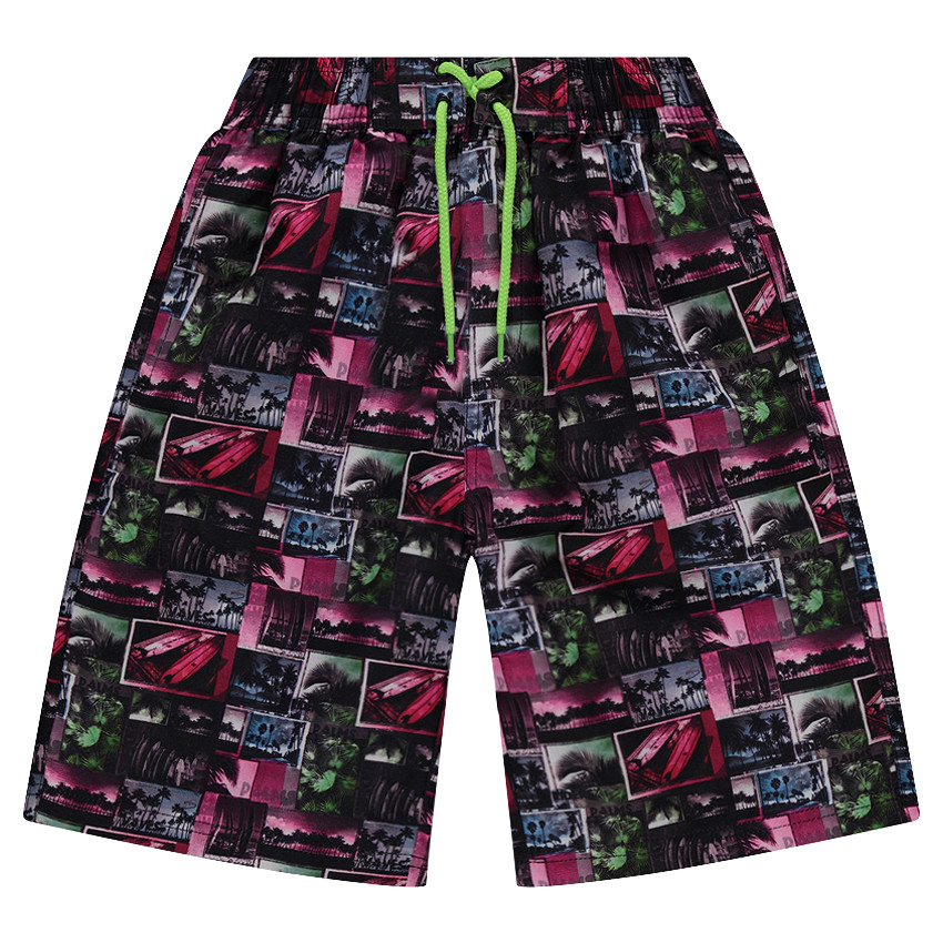 Παιδικά - Εμπριμέ μαγιό-σορτσάκι με μοτίβο τοπία 