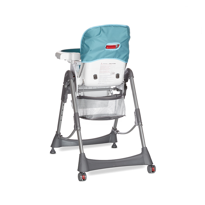 Καρέκλα φαγητού metal τυρκουάζ 