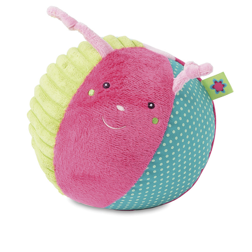 Balle peluche en jersey et velours 