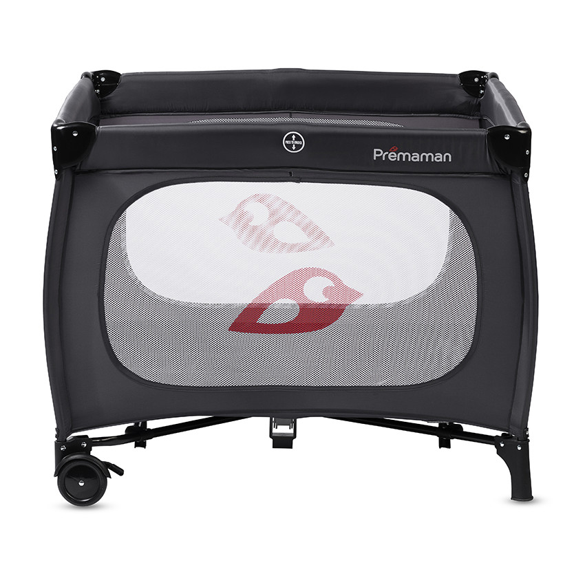 Πάρκο τετράγωνο μεταλλικό ανθρακί 