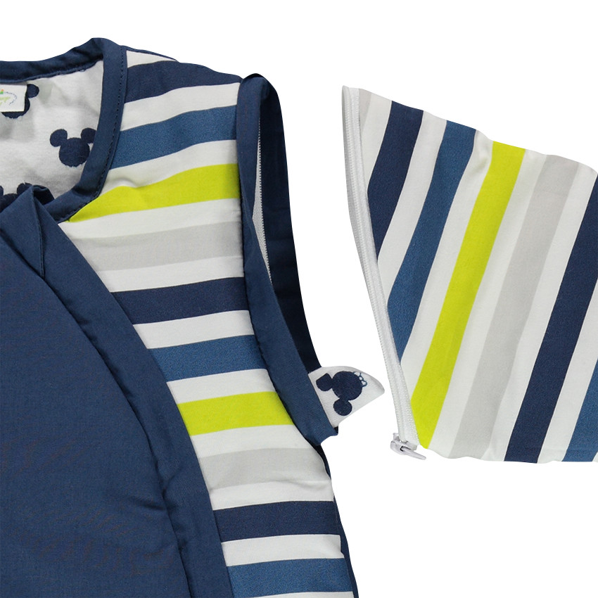 Υπνόσακος με αφαιρούμενα μανίκια Disney με κεντημένο τον Mickey 