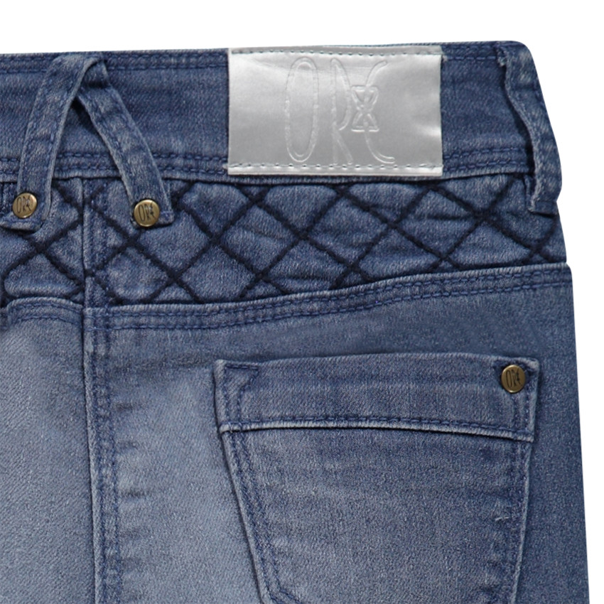 Παιδικά - Τζιν σε ίσια εφαρμοστή γραμμή με επένδυση ζέρσεϊ 