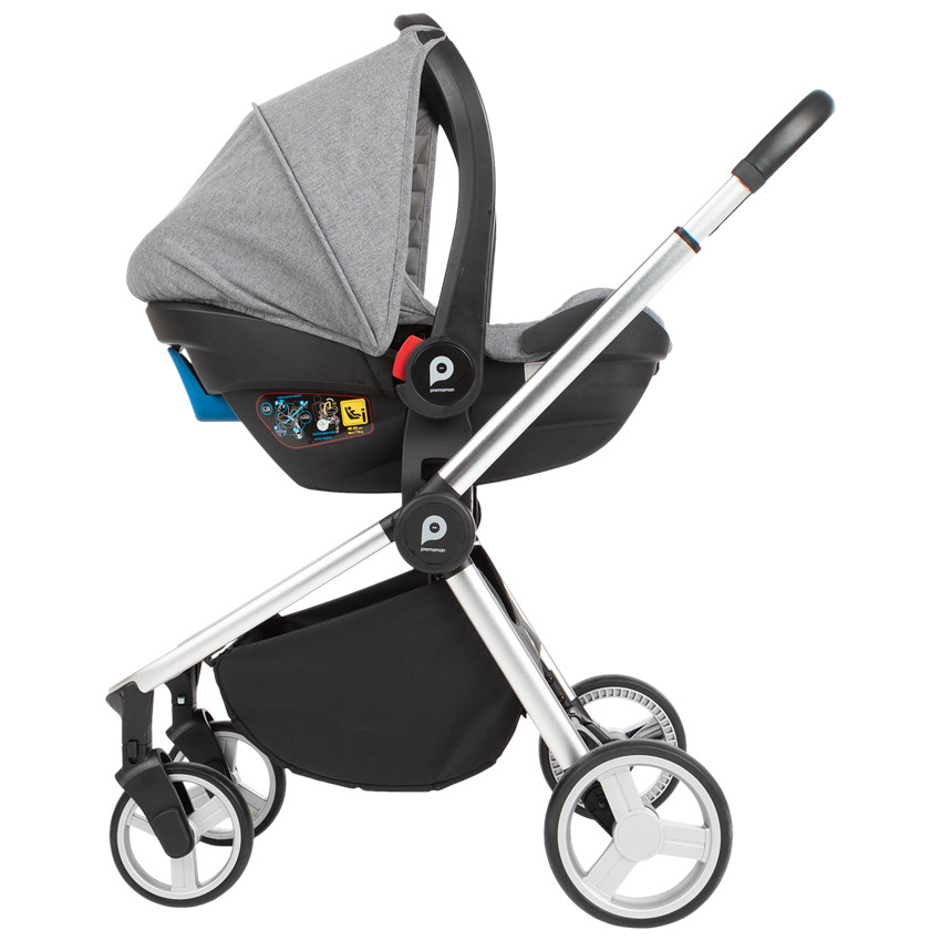 Καρότσι trio Tessa γκρι  