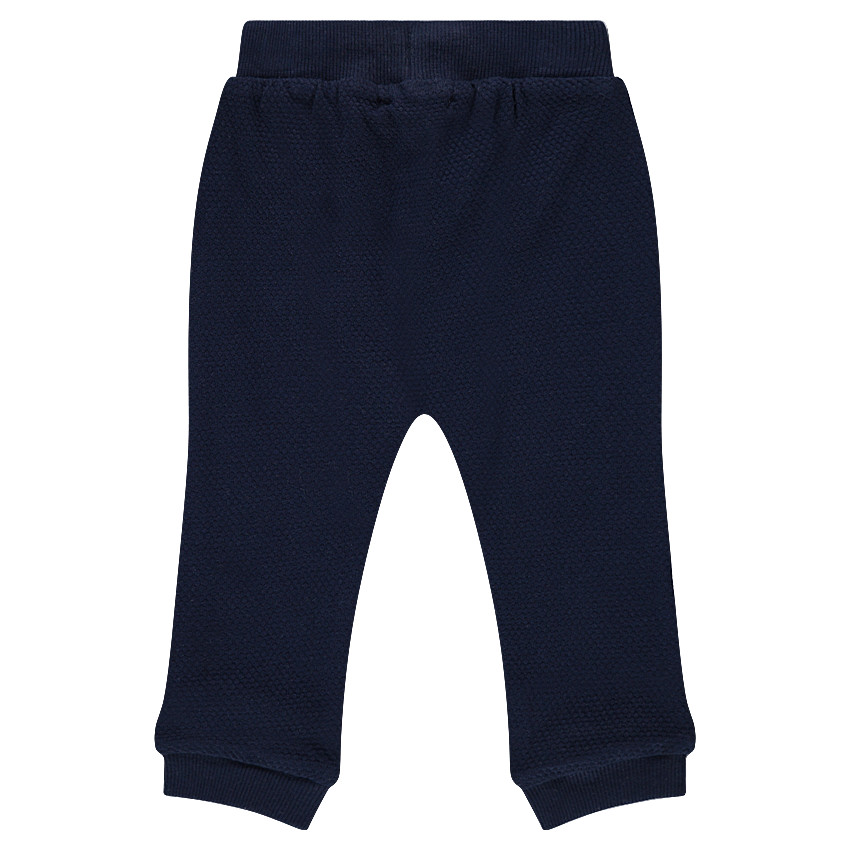 Φαντεζί παντελόνι φόρμας από φανέλα με ζέρσεϊ επένδυση 