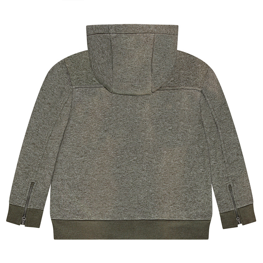 Παιδικά - Ζακέτα από φανέλα με επένδυση από sherpa στην κουκούλα 