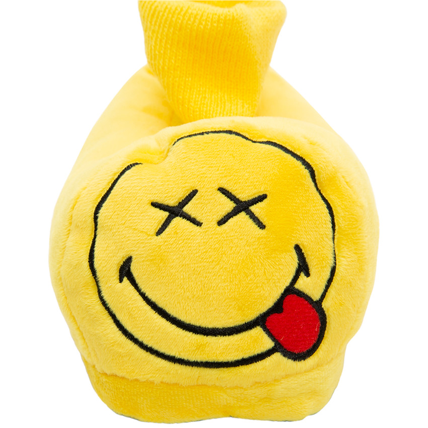 Παντοφλάκια σε σχήμα Smiley με κεντημένες λεπτομέρειες, σε νούμερα από 24 έως 27 