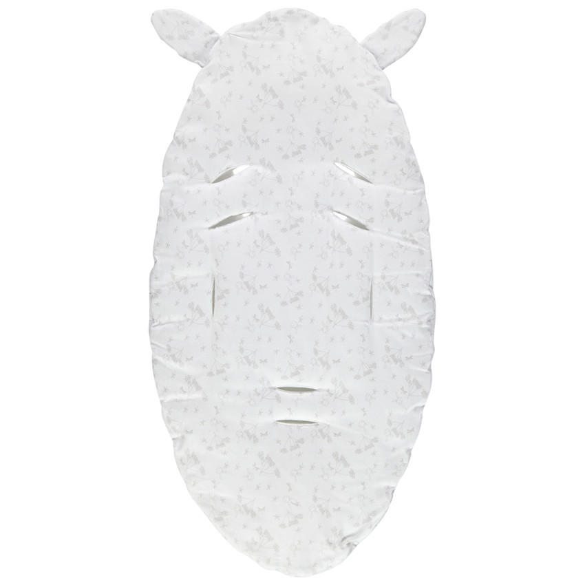 Nid d'ange imprimé all-over à oreilles en relief 