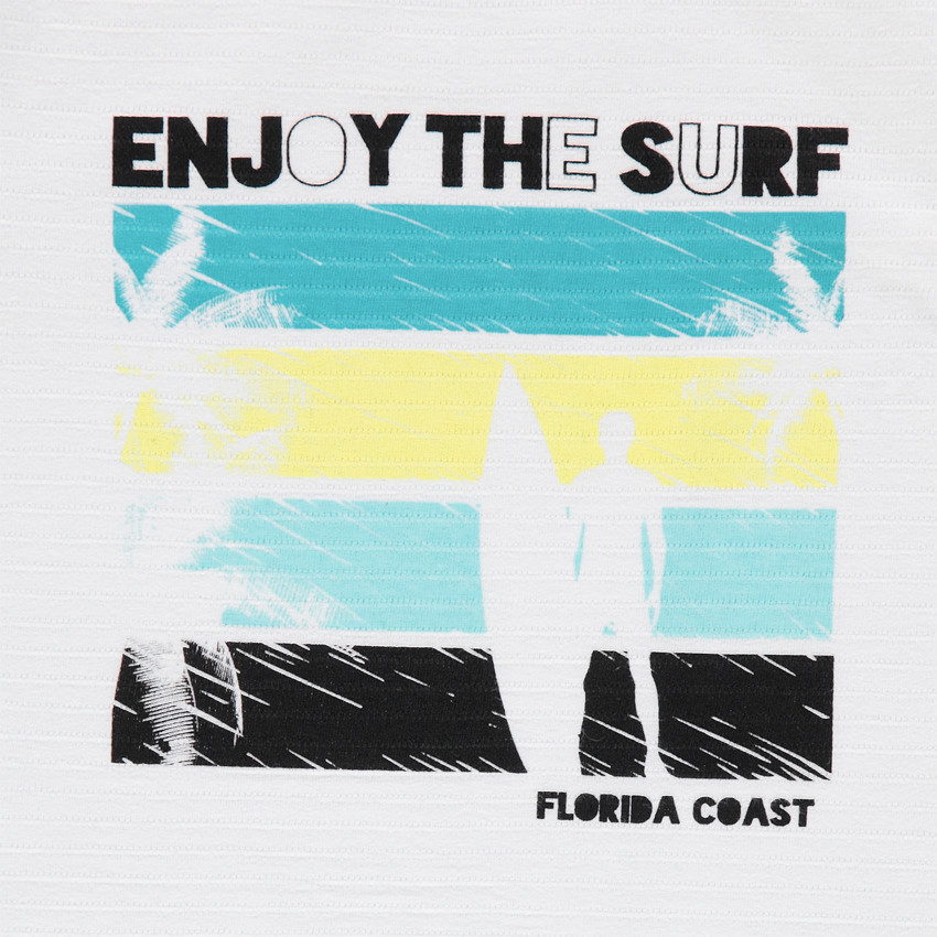 Βαμβακερό κοντομάνικο μπλουζάκι με φοίνικα 