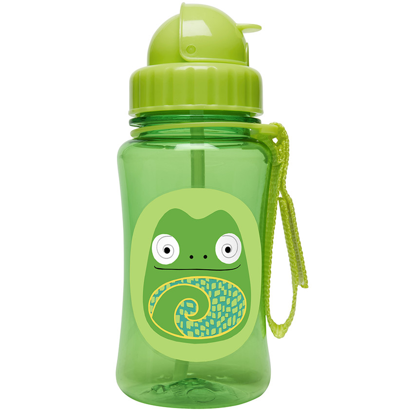  Μπουκάλι με Καλαμάκι Zoo Χαμαιλέον 