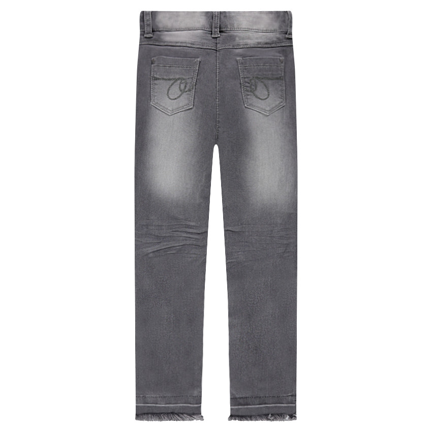  Τζιν με μπαλώματα και κρόσια και εφέ used 