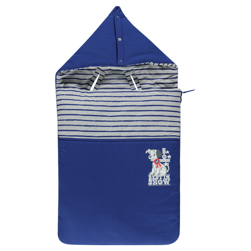 Nid d'ange en molleton uni et rayé avec print Disney 101 Dalmatiens 