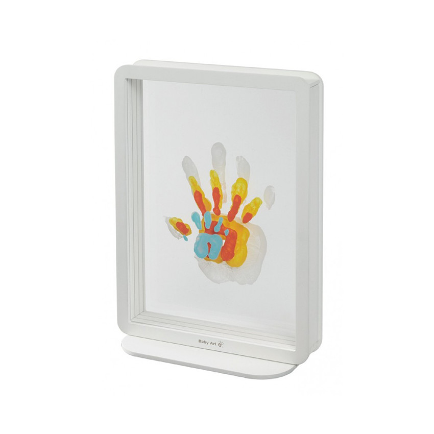 Κορνίζα με αποτύπωμα χεριών Family Touch - Ασπρο 