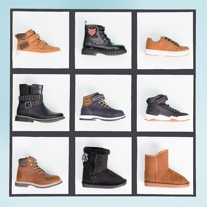 1/2 μπότες effet δερματίνη με λουριά και φαντεζί τρουκς 