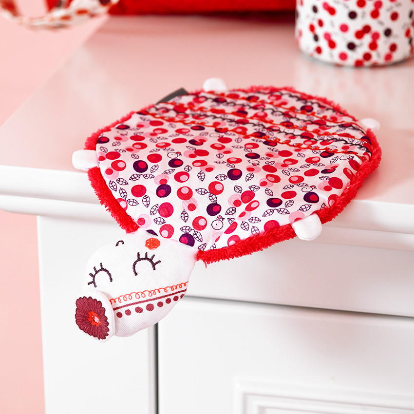 Doudou plat tortue 
