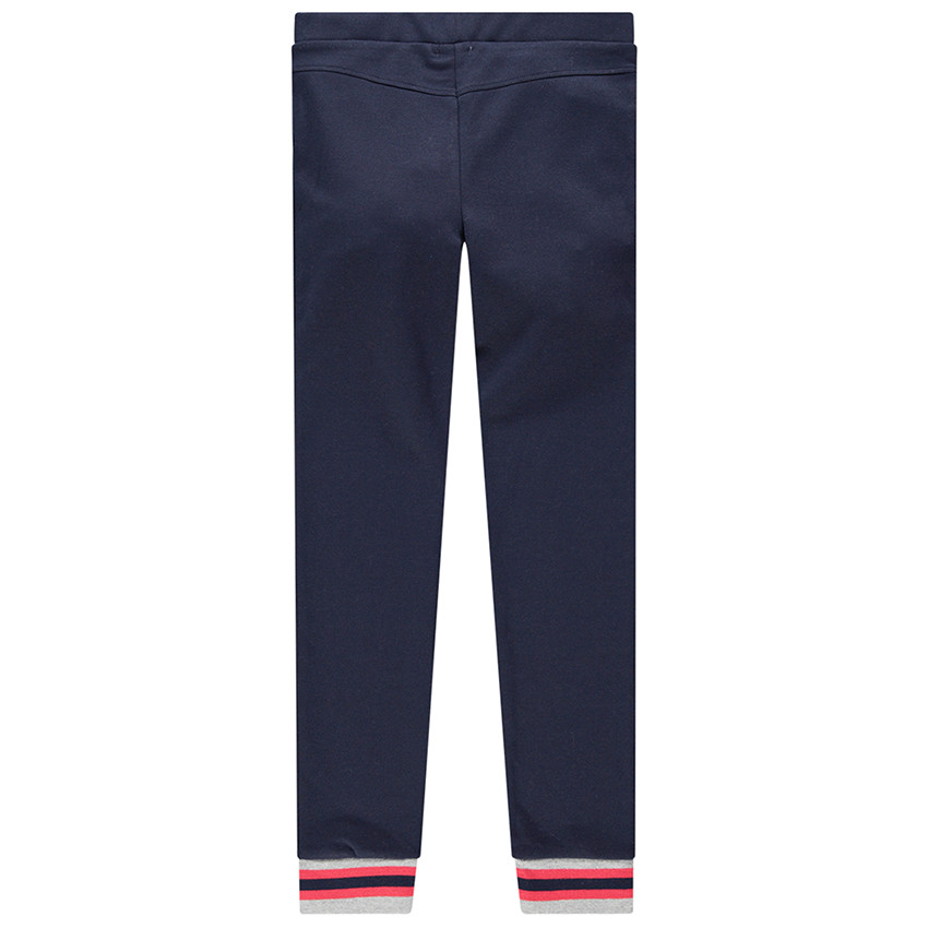 Παιδικά - Παντελονοκολάν σε ελαστική ύφανση milano με ρίγες στους αστραγάλους 