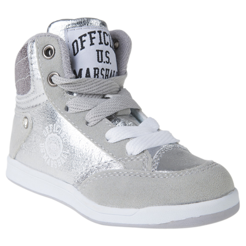 US Marshall Baskets montantes argentées du 24 au 27 