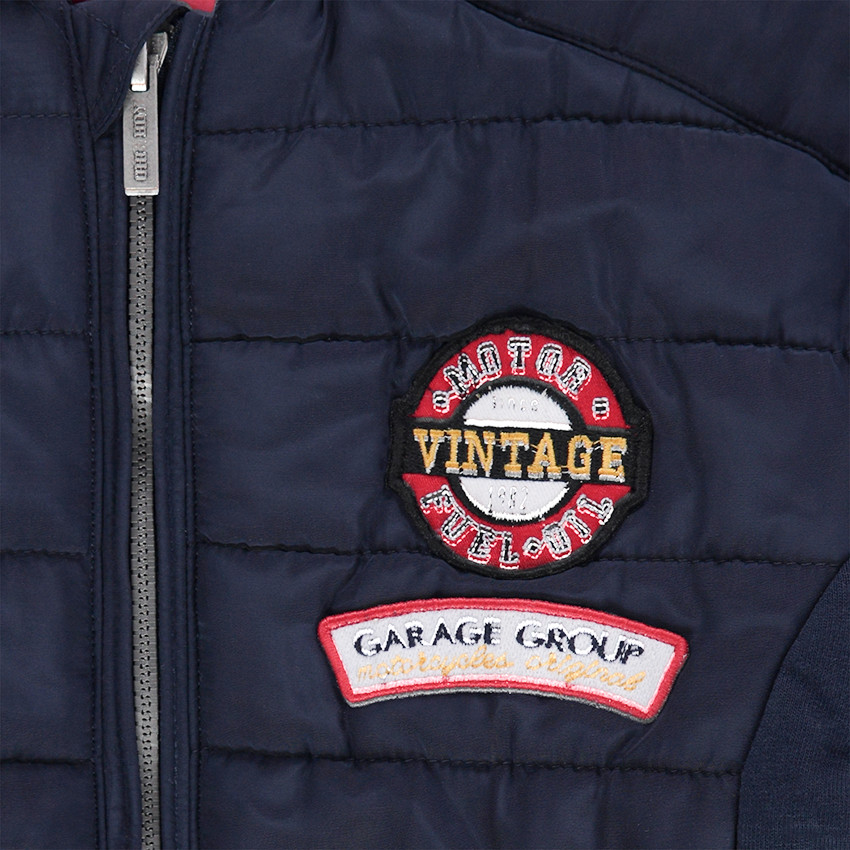 Παιδικά - Τζάκετ καπιτονέ με τσέπες με φερμουάρ 