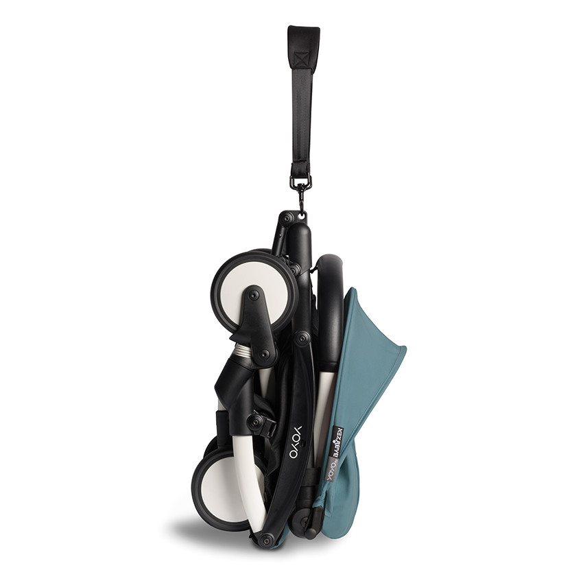 Poussette complète YOYO² nouveau pack 0+ et 6+ châssis noir - Aqua 