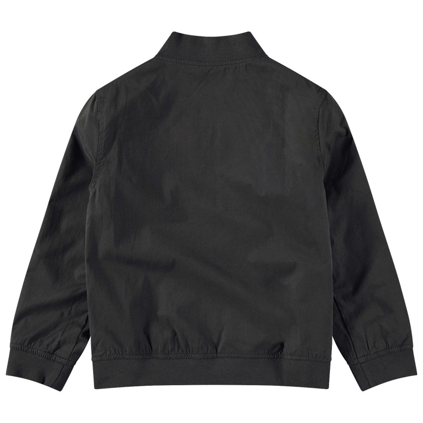 Παιδικά - Μονόχρωμο αντιανεμικό μπουφάν με φερμουάρ στις τσέπες 