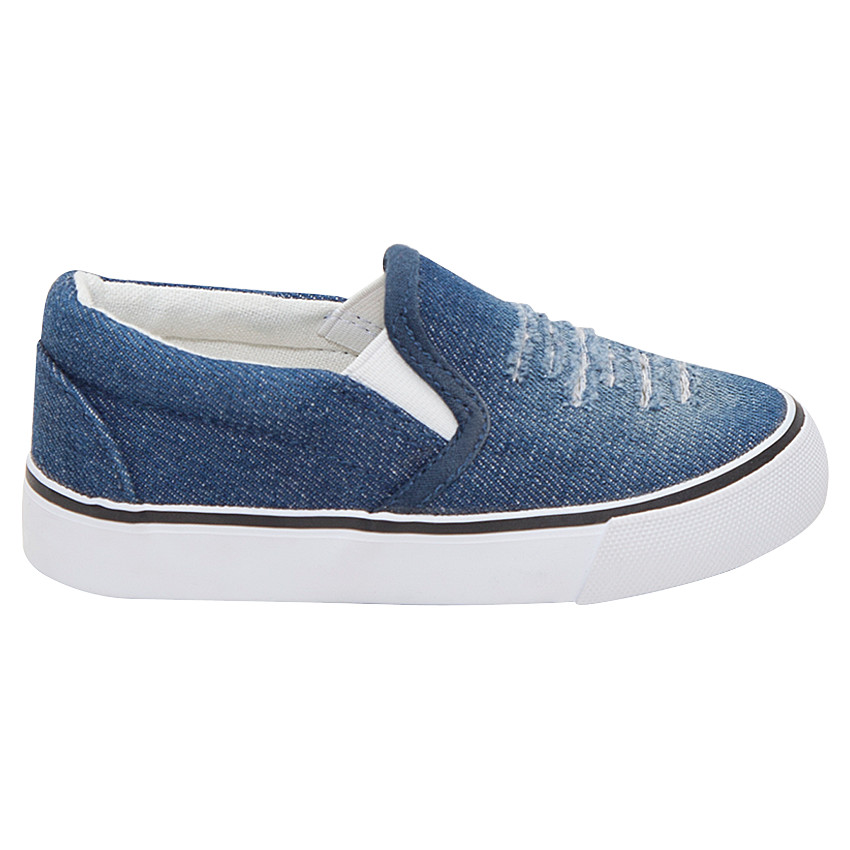 Υφασμάτινα χαμηλα αθλητικά με φθαρμένη όψη σε νούμερα 24 έως 27 