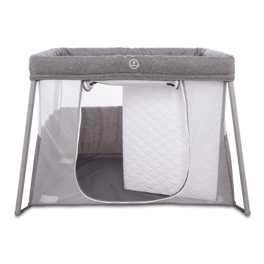 Παρκοκρέβατο easydodo gris et blanc 