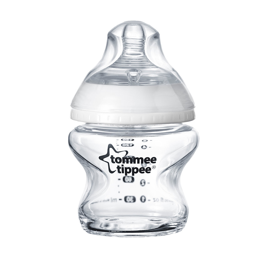 Μπιμπερό Closer to Nature Γυάλινο 150ml - μικρή ροή 