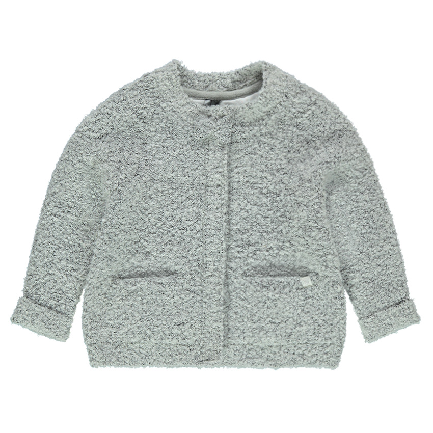 Ζακέτα με σούστες σε διακοσμητική πλέξη 