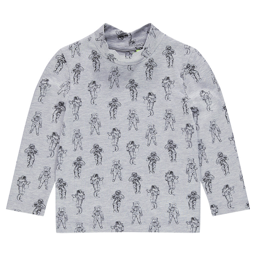 Ζέρσεϊ εμπριμέ ζιβάγκο με διάσπαρτους αστροναύτες 