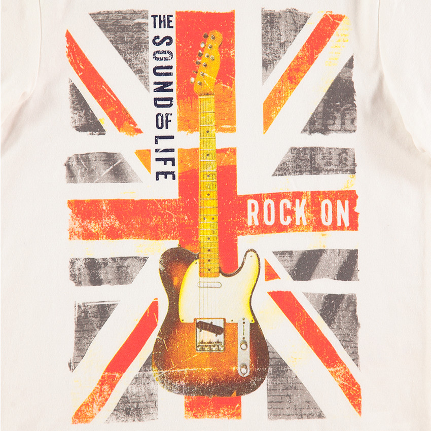 Παιδικά - Ζιβάγκο με όρθιο λαιμό και στάμπα με διακοσμητικό σχέδιο μπροστά 